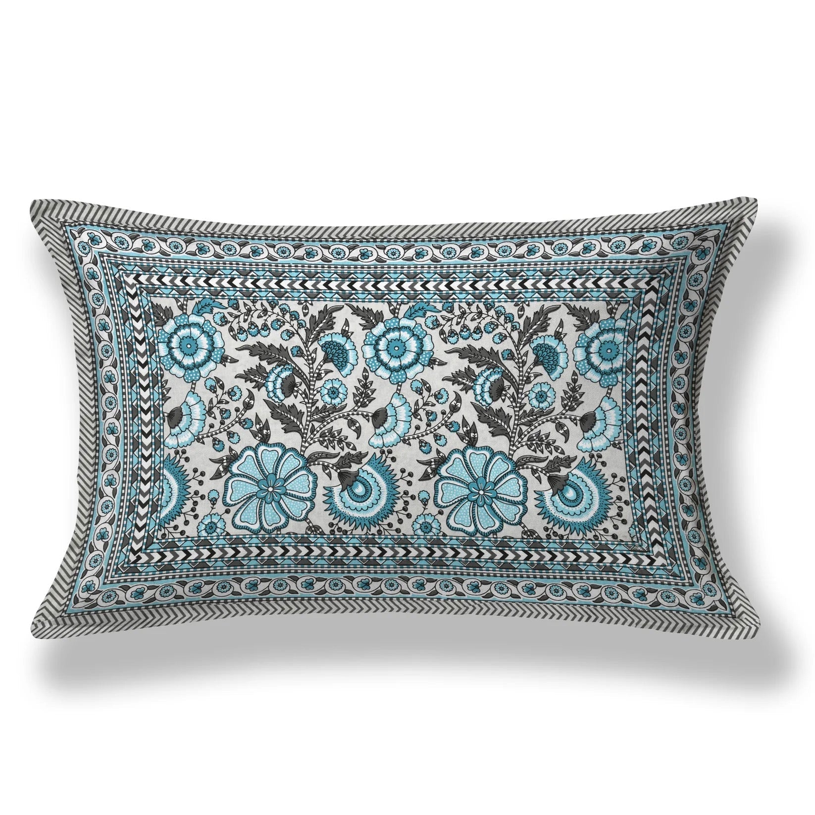 Bechelor Fulwari Hand Block Printed Cotton Single Bedsheet | 60x90 inches