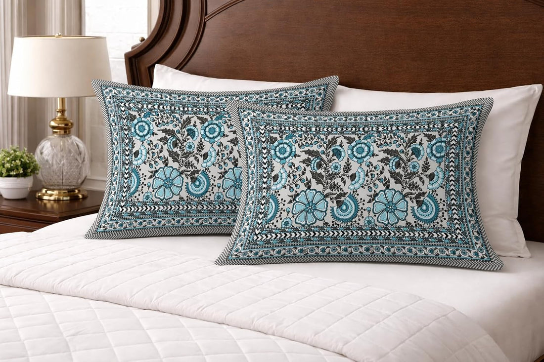 Bachelor Glow Cotton Pillow Cover Set of 2 (17x28 in)