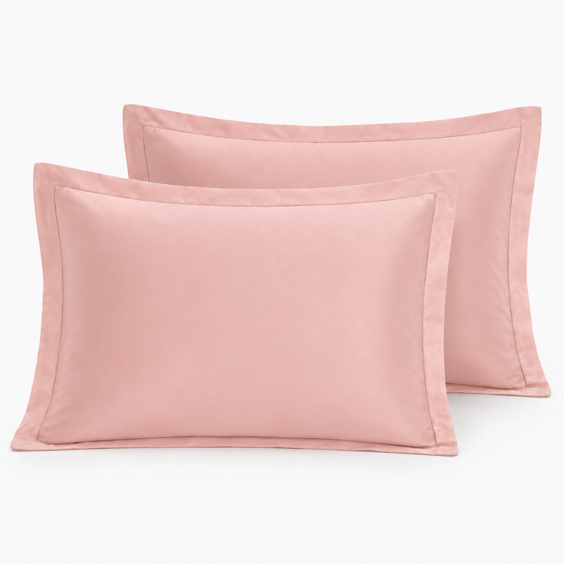 Blush Pink 400 TC Pure Cotton King Size Bedsheet with 2 Pillow Covers