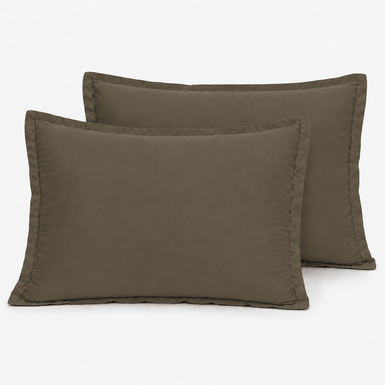 Latte Brown 400 TC Pure Cotton King Size Bedsheet with 2 Pillow Covers