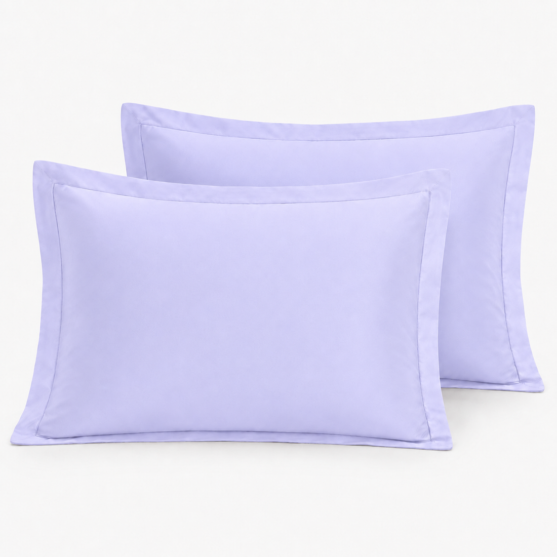 Lavender Mist 400 TC Pure Cotton King Size Bedsheet with 2 Pillow Covers