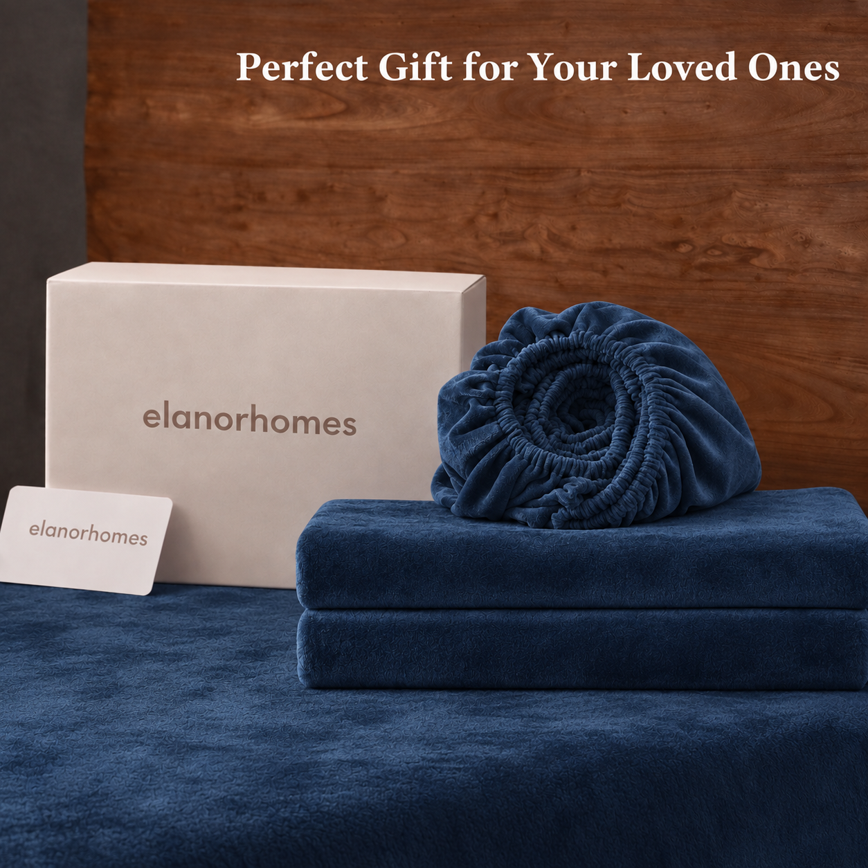Midnight Warmth Flannel Elastic Fitted King Bedsheet (78×72×8 Inch) with 2 Pillow Covers (18×28 Inch) | Soft & Cozy Winter Bedding