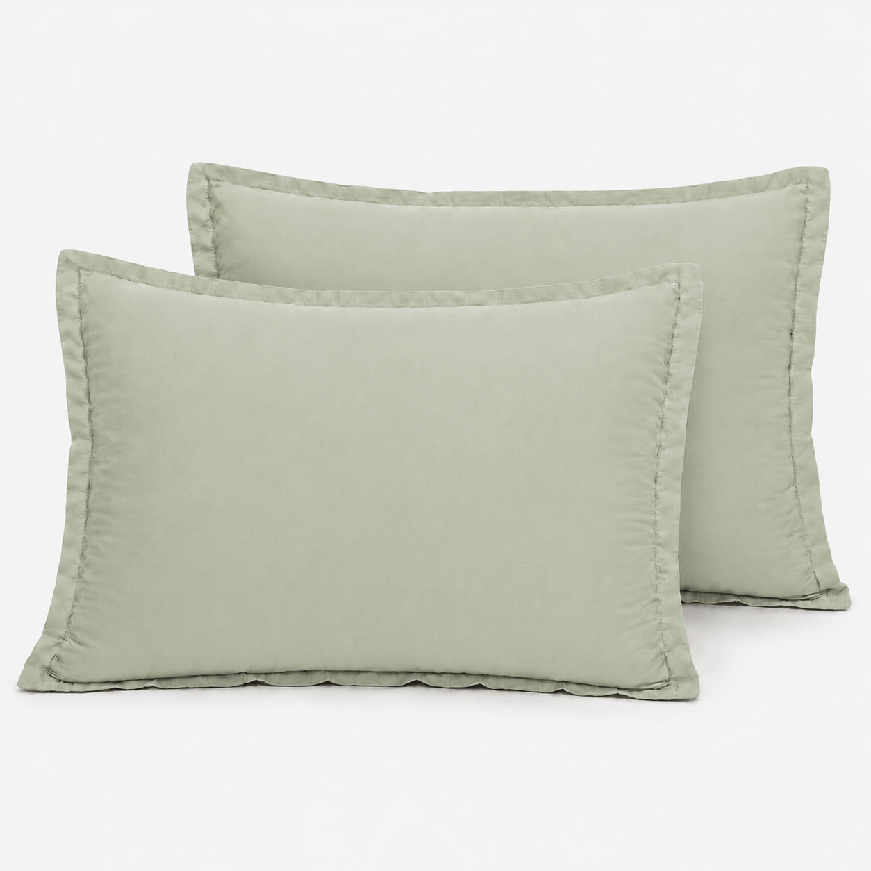 Olive Luxe 400 TC Pure Cotton King Size Bedsheet with 2 Pillow Covers