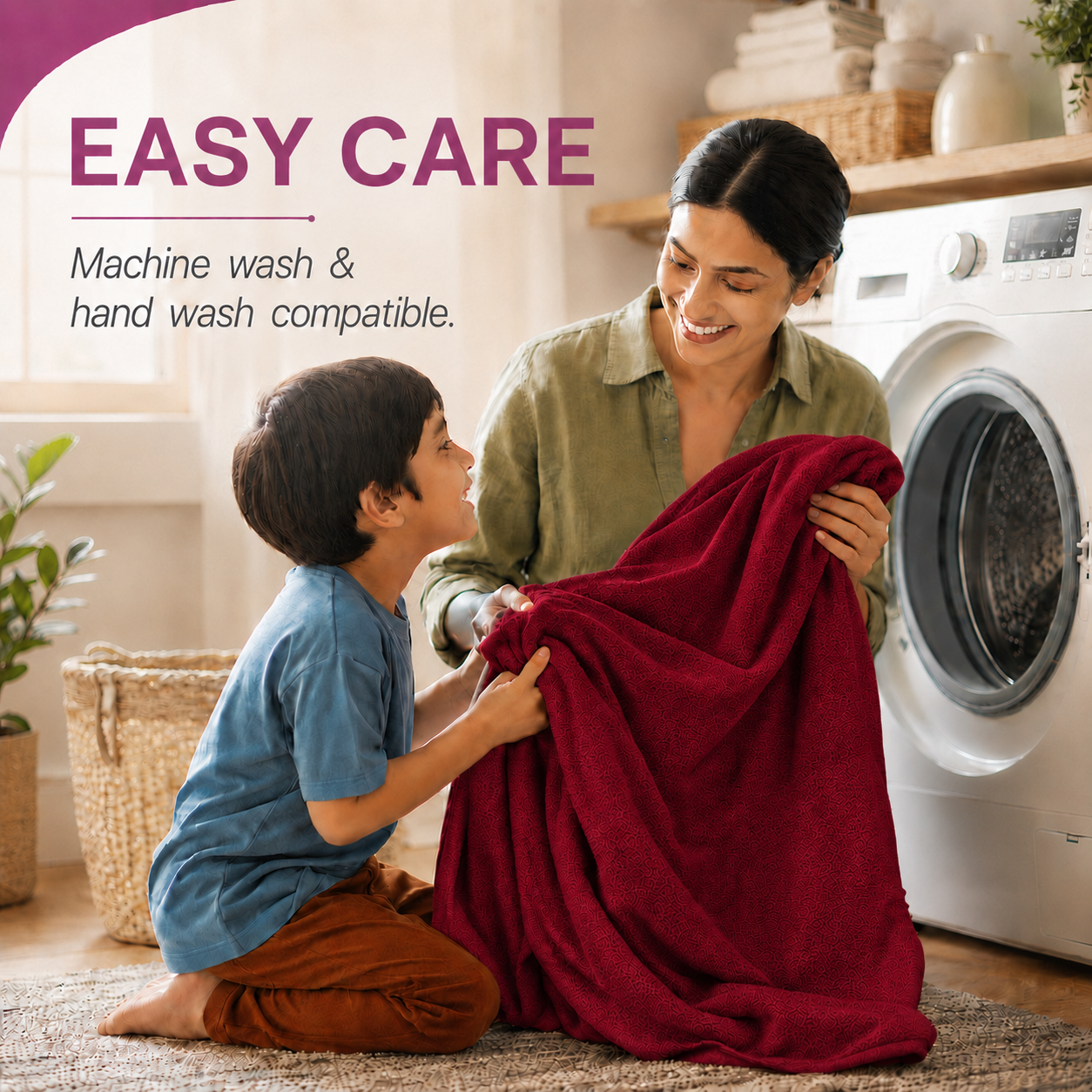 Water Proof Terry Cotton Feel Mattress Protector | Maroon Red | Machine Washable | Super Soft | Fits Mattress Upto 10 inches