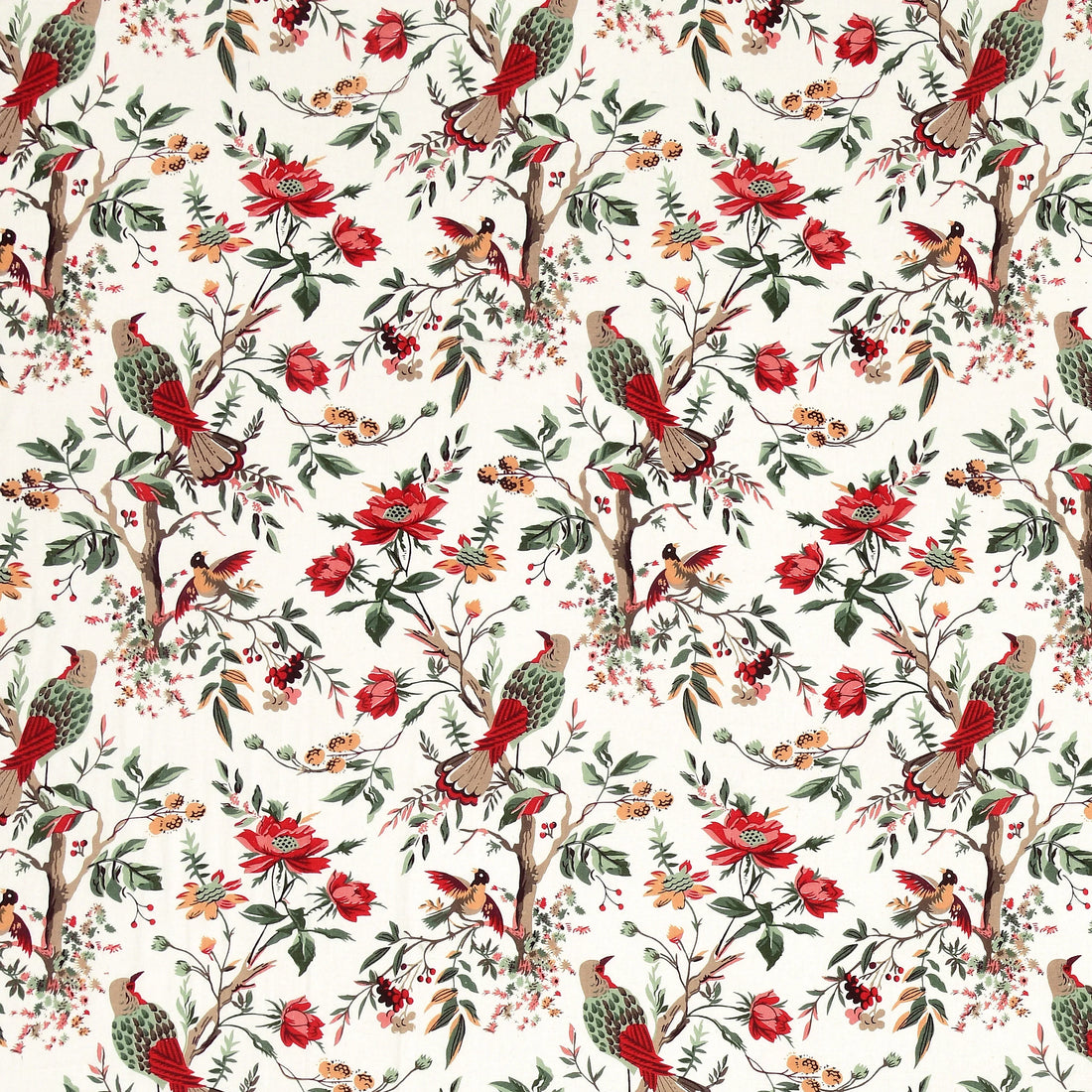Flying Petals Hand Block Printed Cotton Single Bedsheet | 60x90 inches