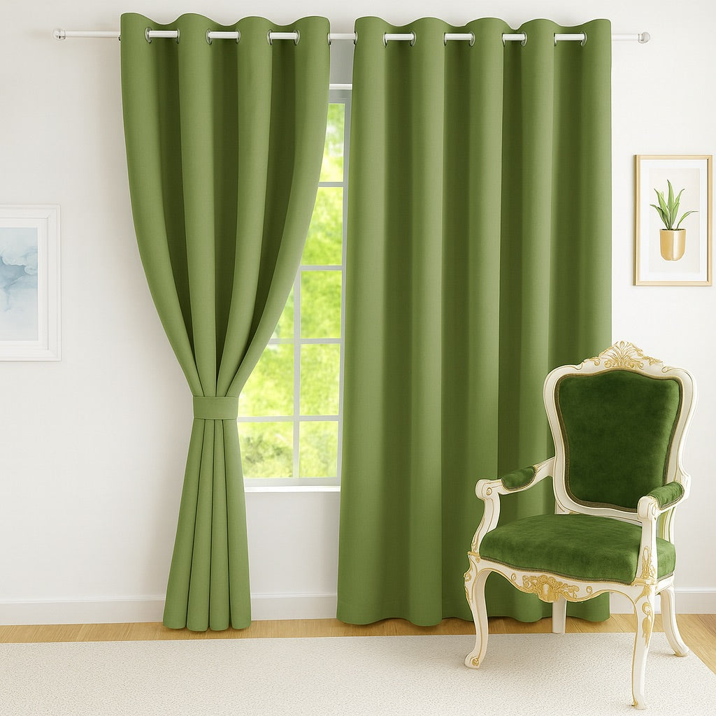 7 feet blackout curtains pack of 1 for door and window
