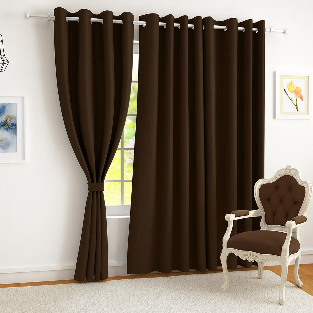 7 feet blackout curtains pack of 1 for door and window