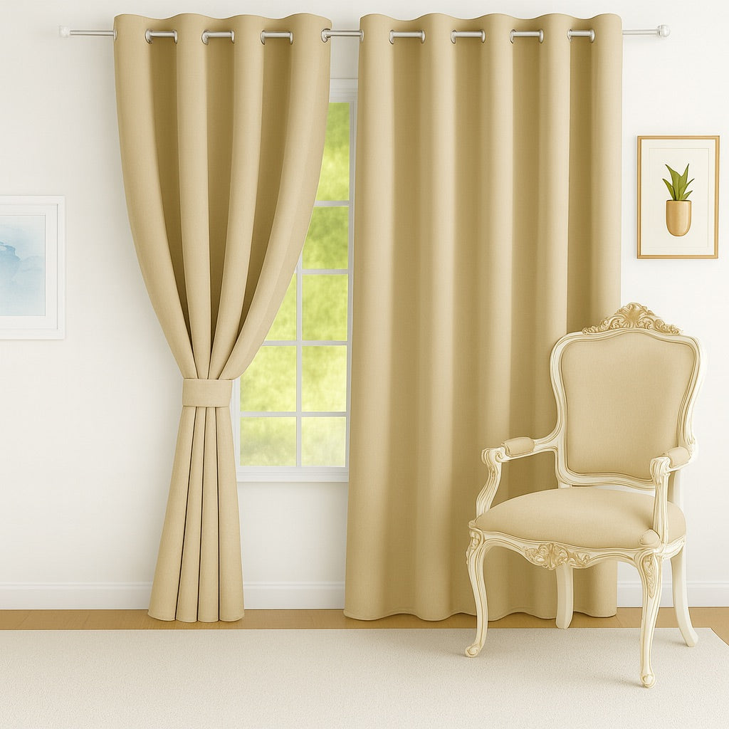7 feet blackout curtains pack of 1 for door and window