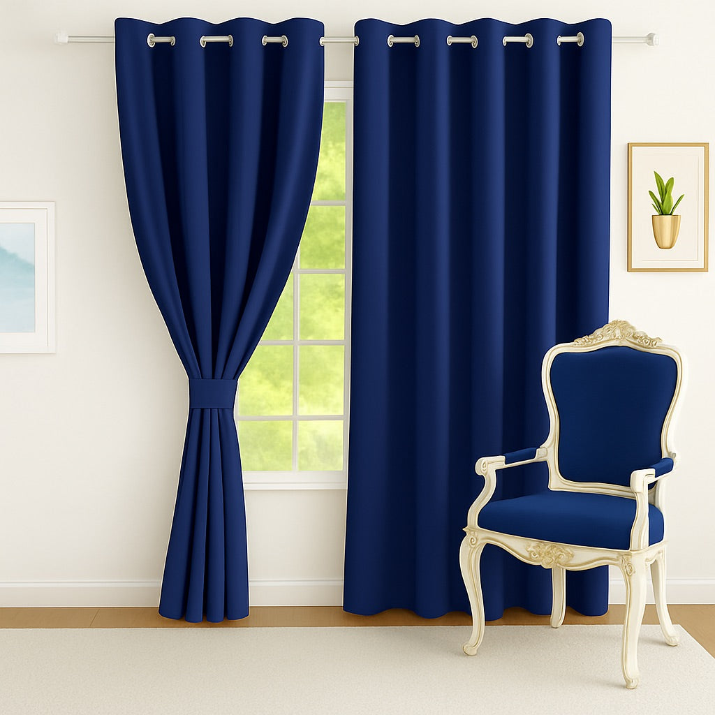 7 feet blackout curtains pack of 1 for door and window