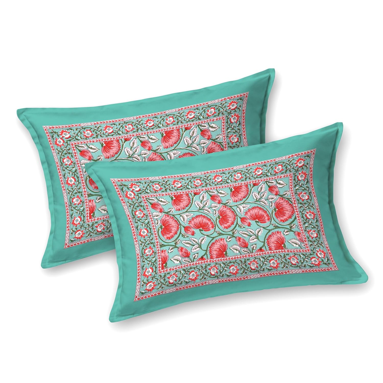 Zippered Cotton Pillow Covers by elanorhomes