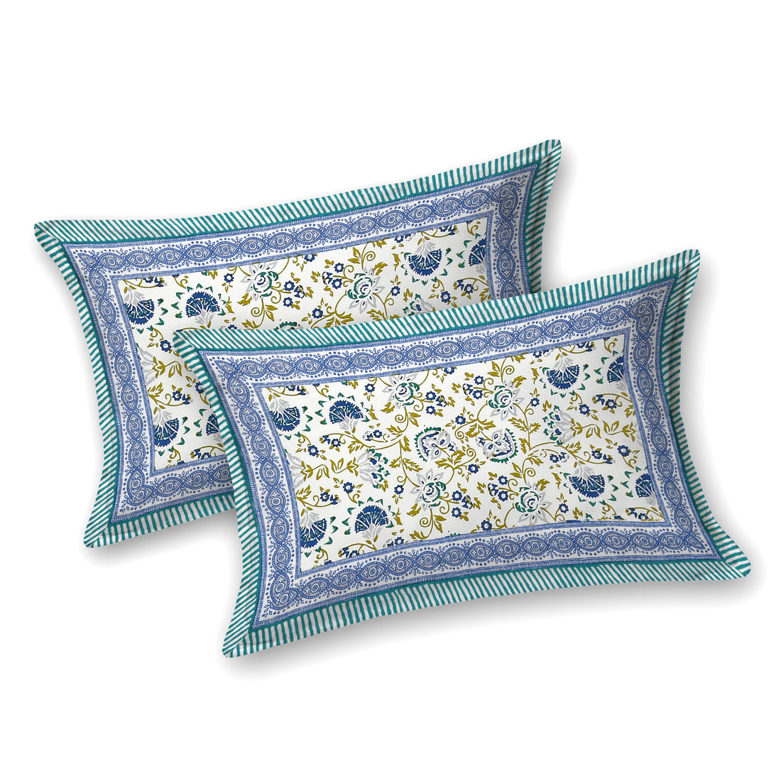 Zippered Cotton Pillow Covers by elanorhomes