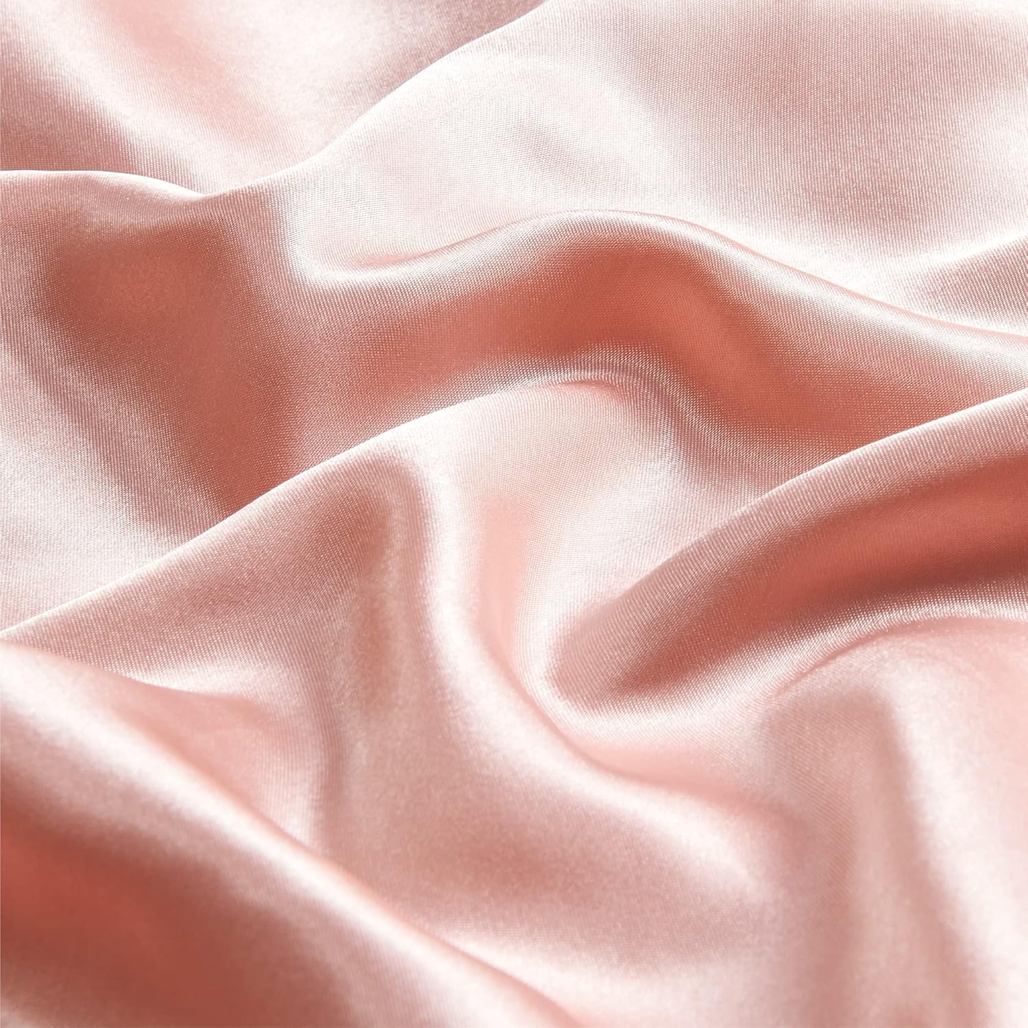 Buckingham Blush Luxury Cotton Satin King Size Bedsheet 90x108 Inches with 2 Pillow Covers 20x30 Inches | Soft, Glossy & Elegant | Solid Finish