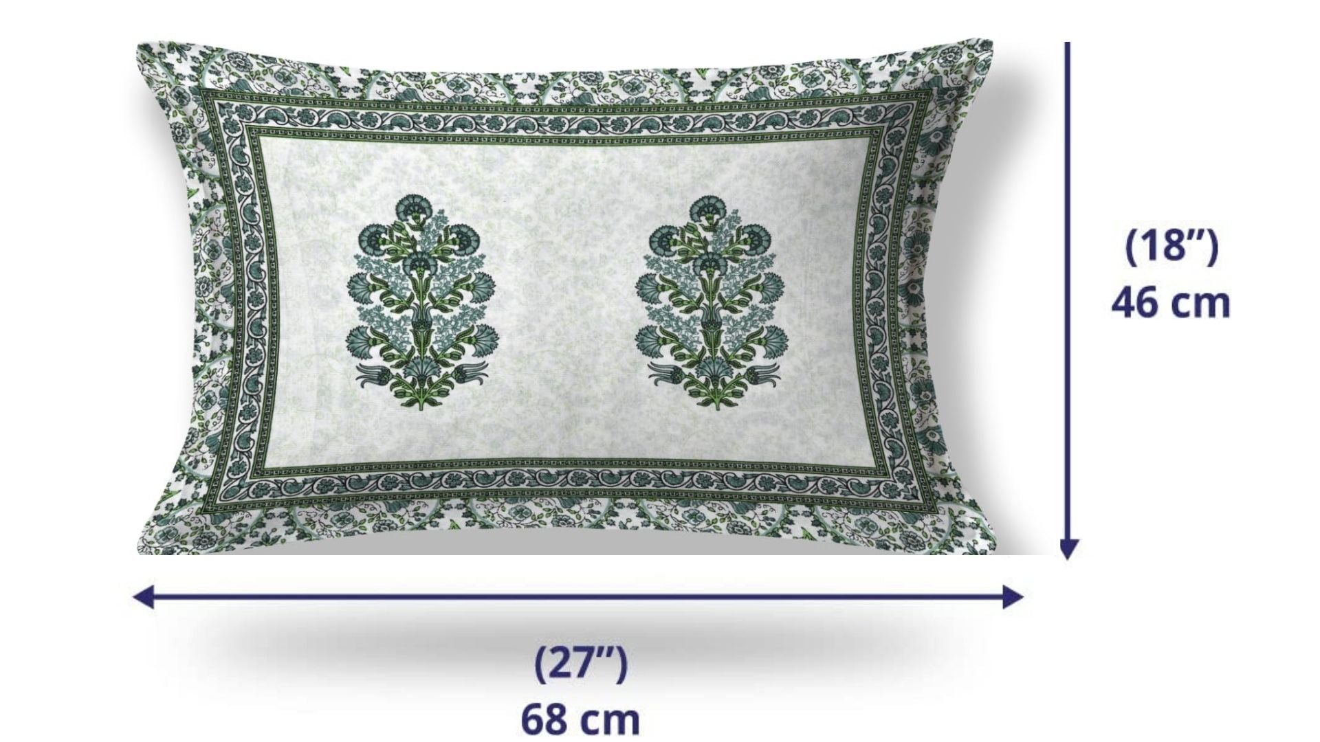 Forest Glow Cotton Pillow Cover Set of 2 (17x28 in)