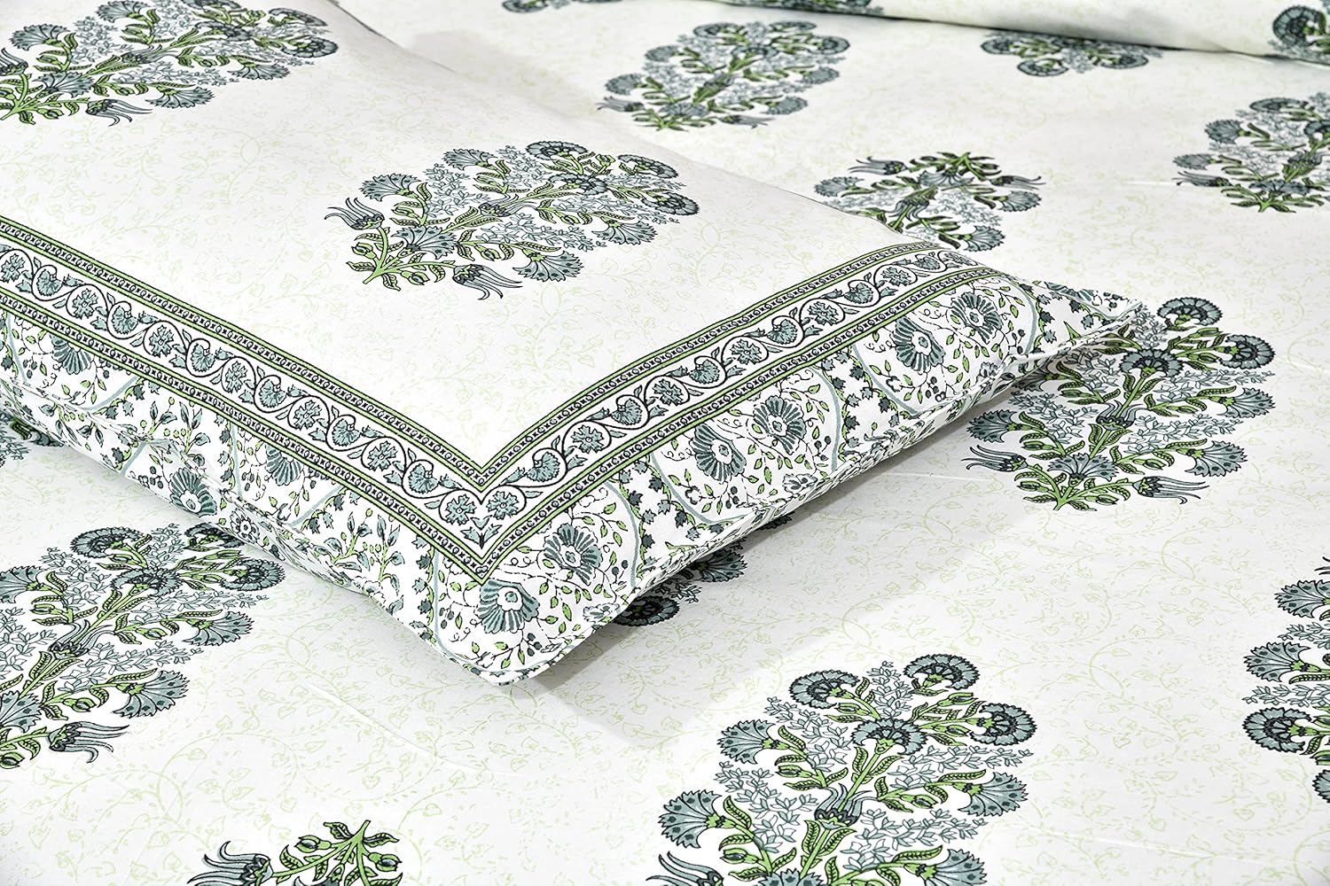 Forest Glow Cotton Pillow Cover Set of 2 (17x28 in)