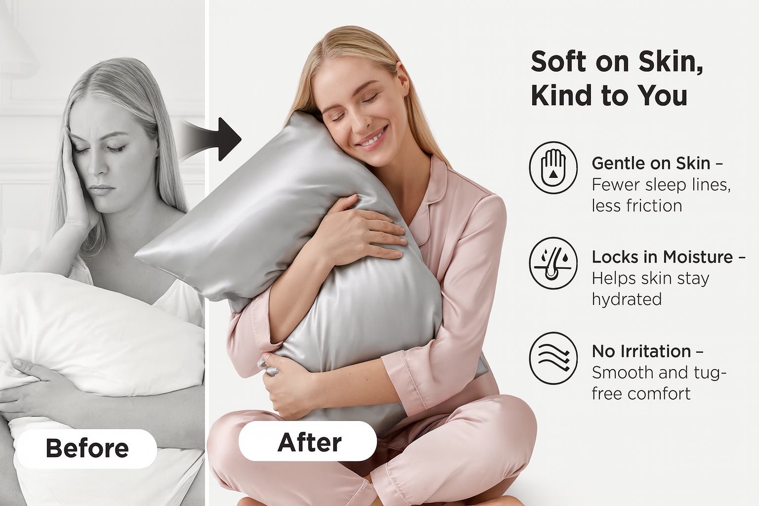 Buckingham Blush Luxury Cotton Satin King Size Bedsheet 90x108 Inches with 2 Pillow Covers 20x30 Inches | Soft, Glossy & Elegant | Solid Finish