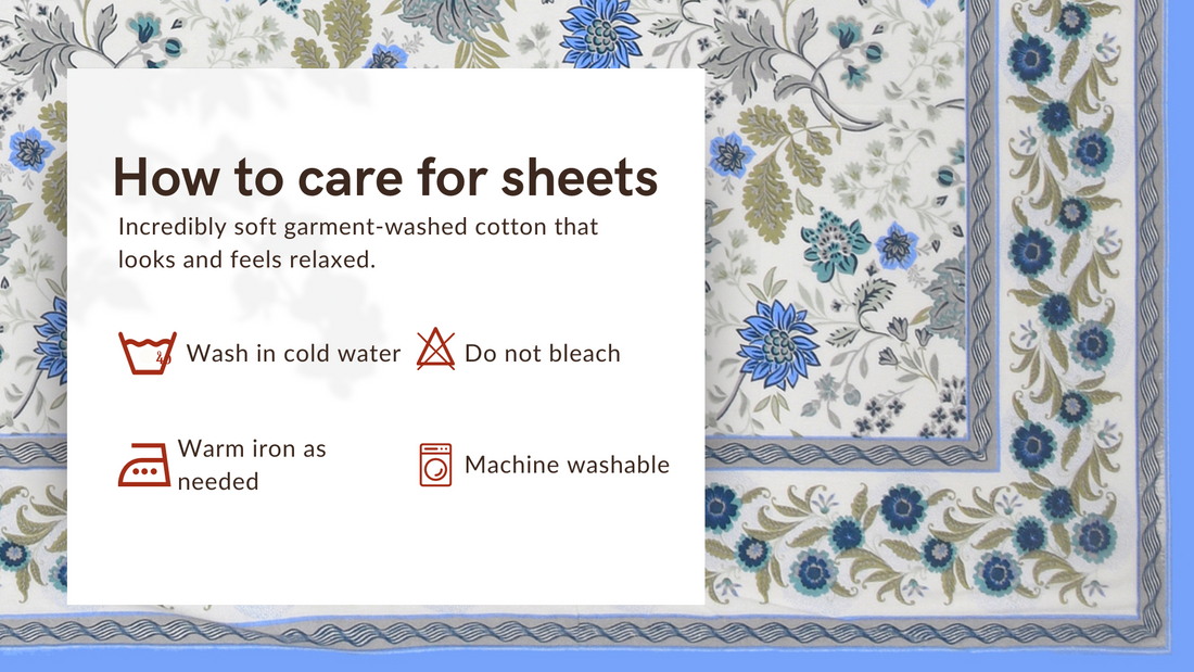 Neel Gagan Fulwari Hand Block Printed Cotton King Bedsheet Set | 90×108 | 240 TC