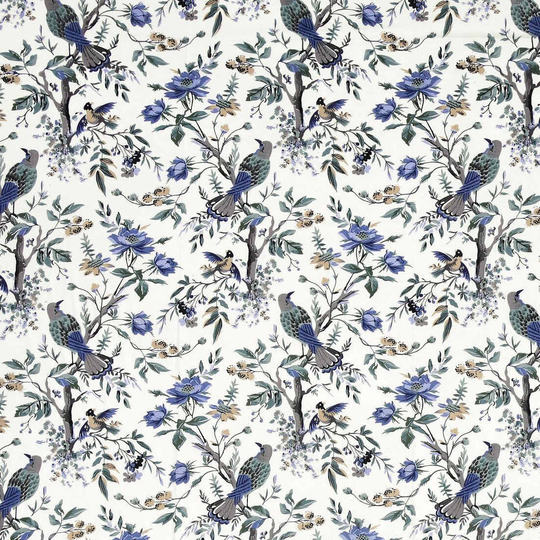 Skyfall Petals Hand Block Printed Cotton Single Bedsheet | 60x90 inches