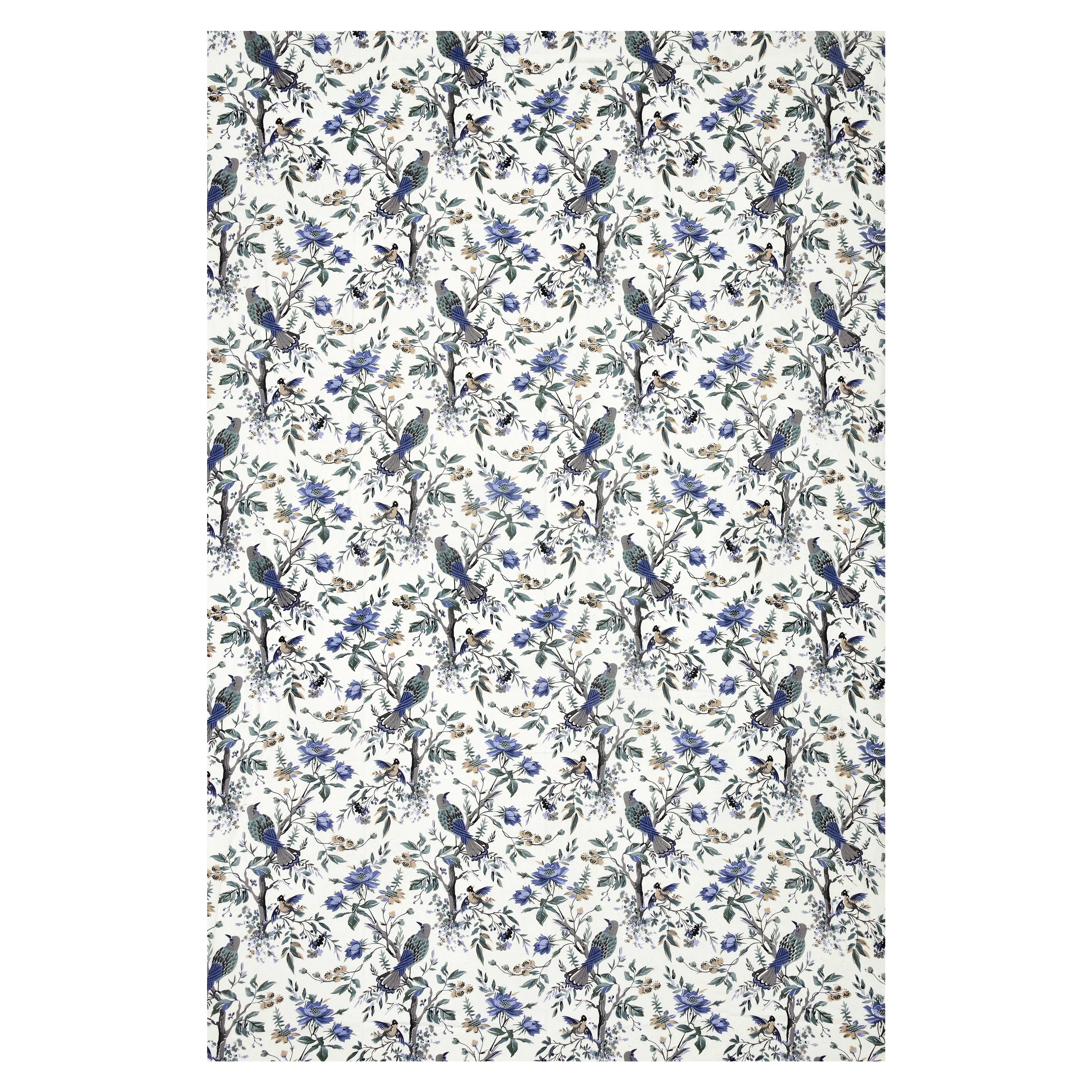 Skyfall Petals Hand Block Printed Cotton Single Bedsheet | 60x90 inches